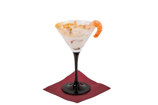 Shrimps im Glas